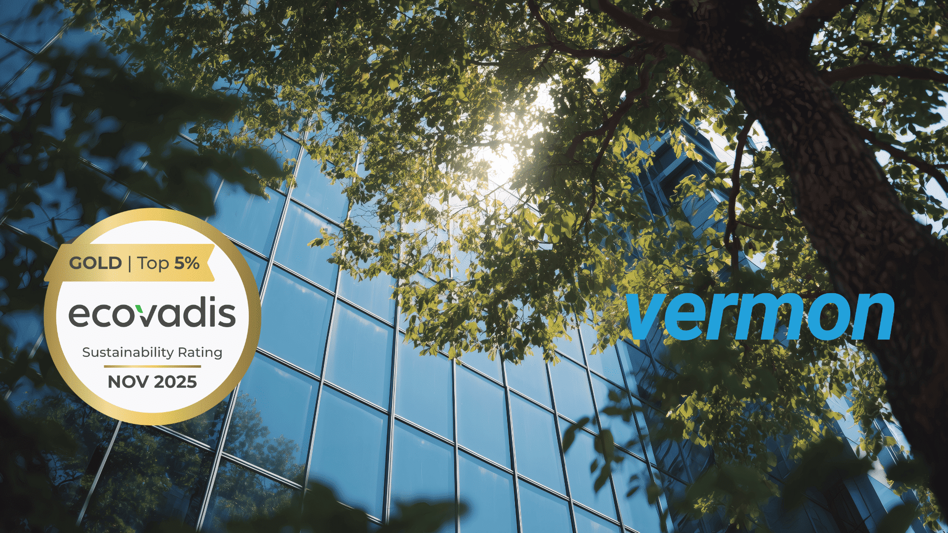 EcoVadis Gold Medal 2025: Vermon Among the Top 5% of Rated Companies